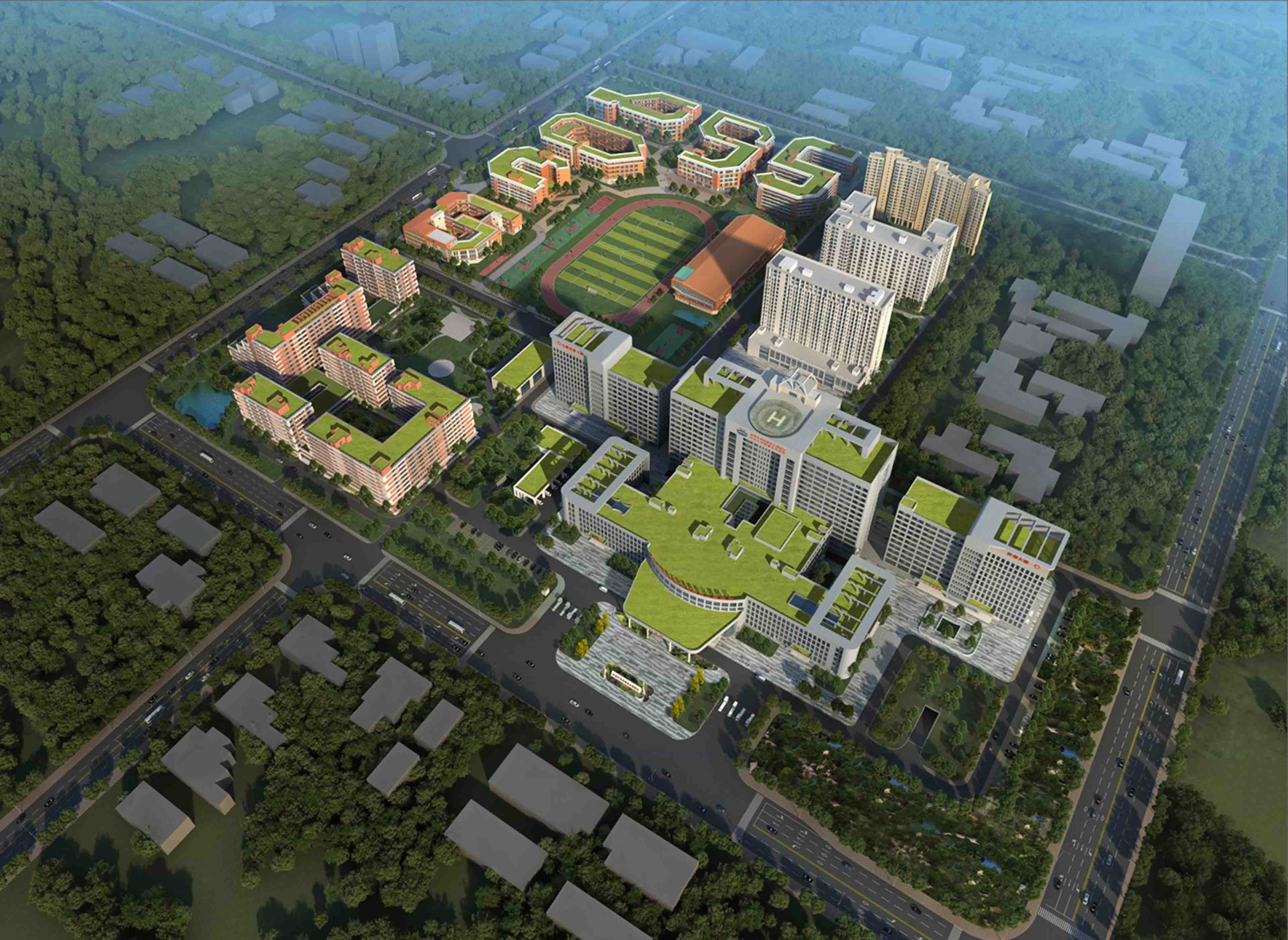 東華松山湖國際醫(yī)院及學?？傮w規(guī)劃