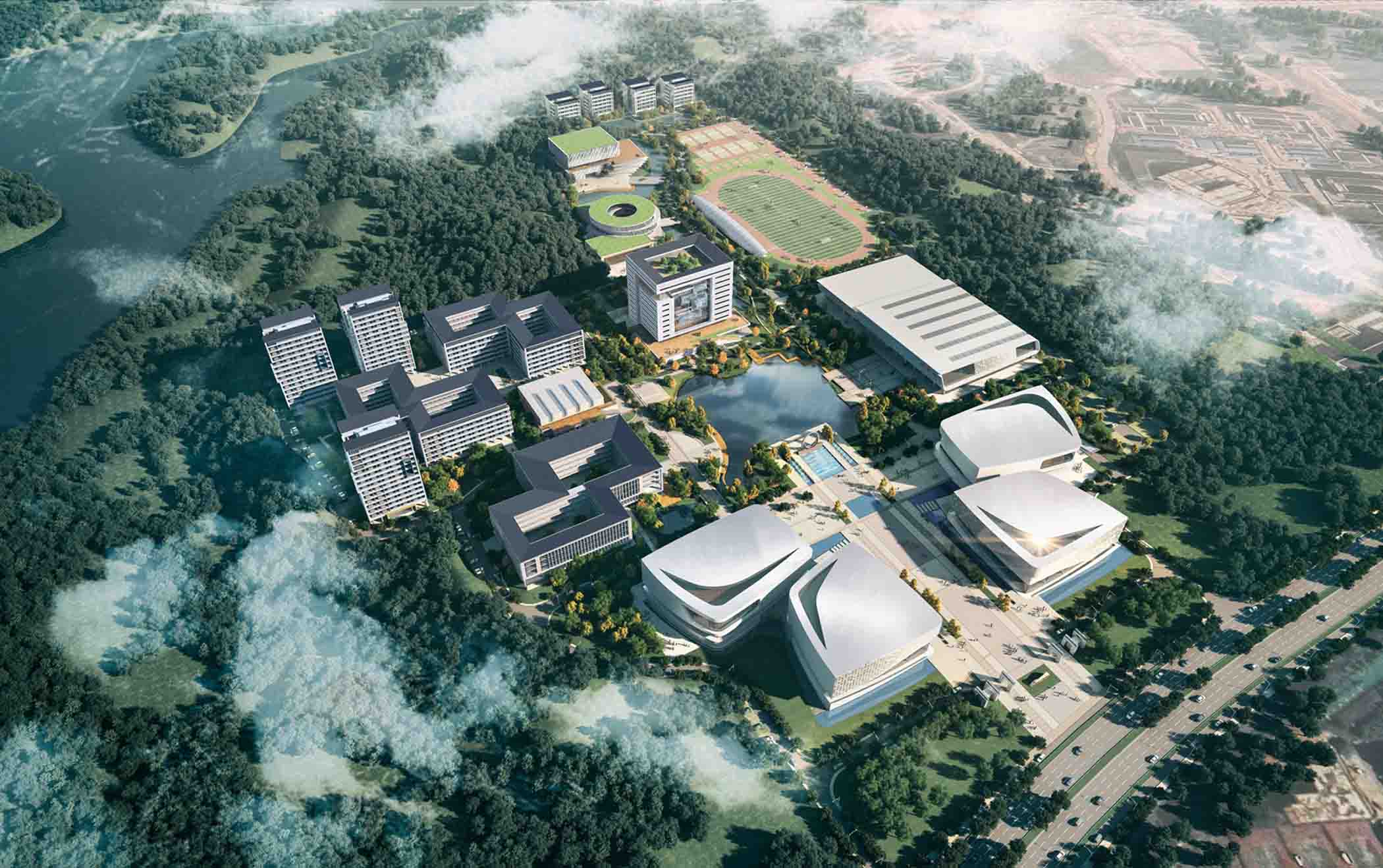 廣州中新知識(shí)城多功能體育館02